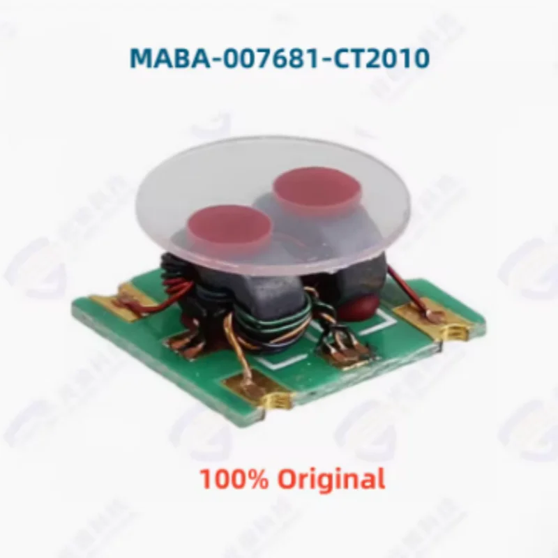 5PCS 100% Original MABA-007681-CT2010 4-SMD RF Balun Transformer 5MHz-1.2GHz 1:2 Impedance Ratio 75Ω Line Transformer