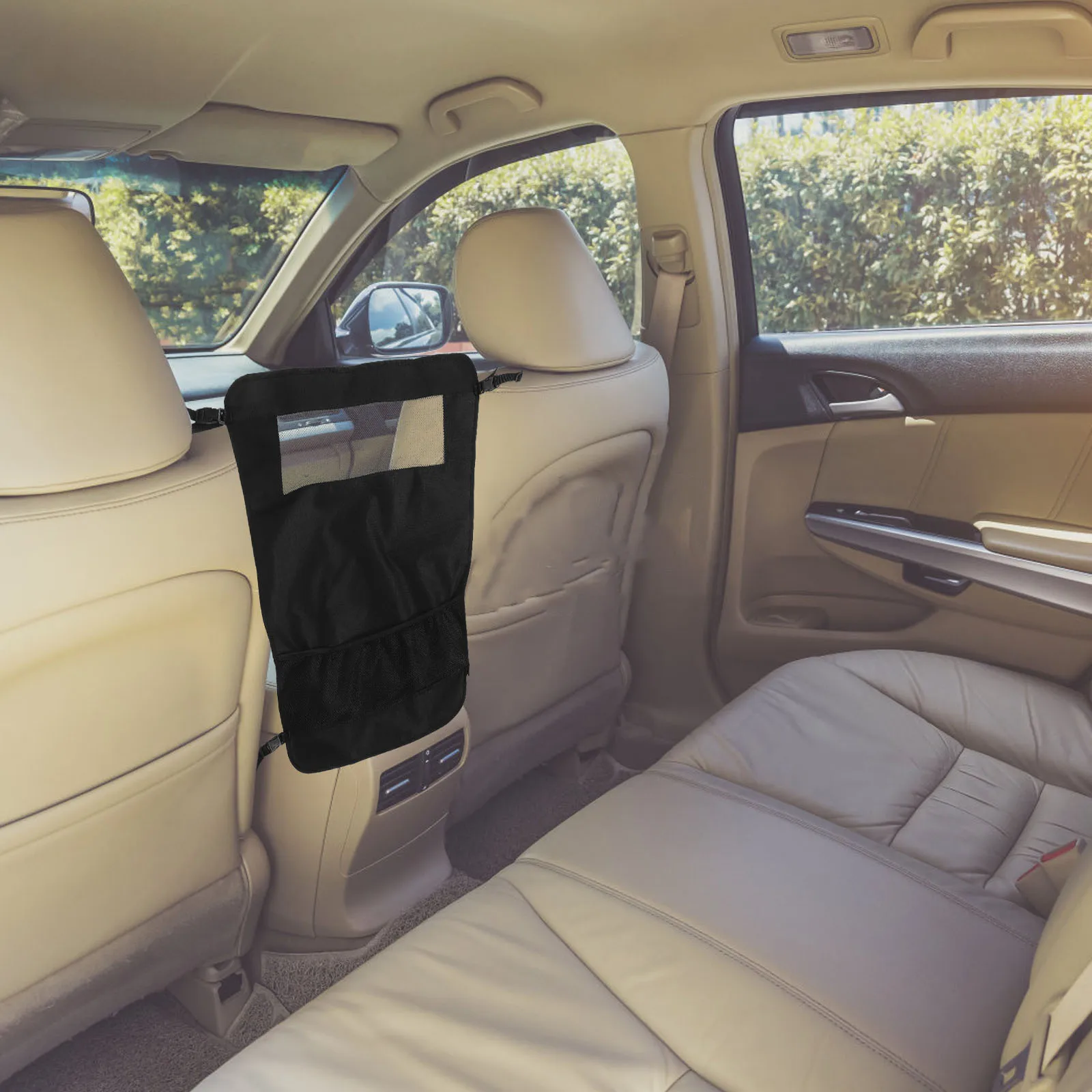 

Adjustable Pet Car Barrier Back Seat Divider Net For Suv Durable Easy Install Black Dog Seat Cover Protector Compatibility With