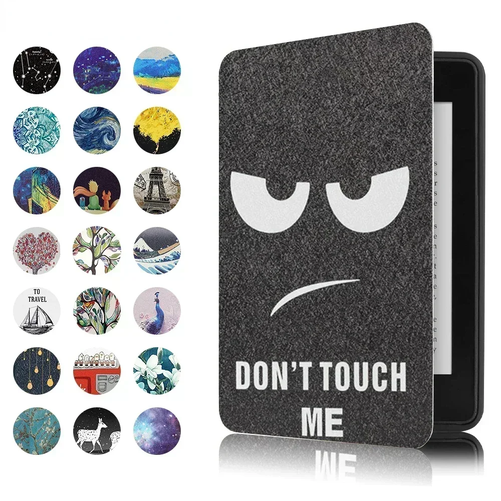 

Чехол Funda Kindle для Paperwhite 6/7/10/11th, 2019 Kindle 10th 2021 M2L3EK 2022 11th, защитный чехол, откидная крышка для электронной книги