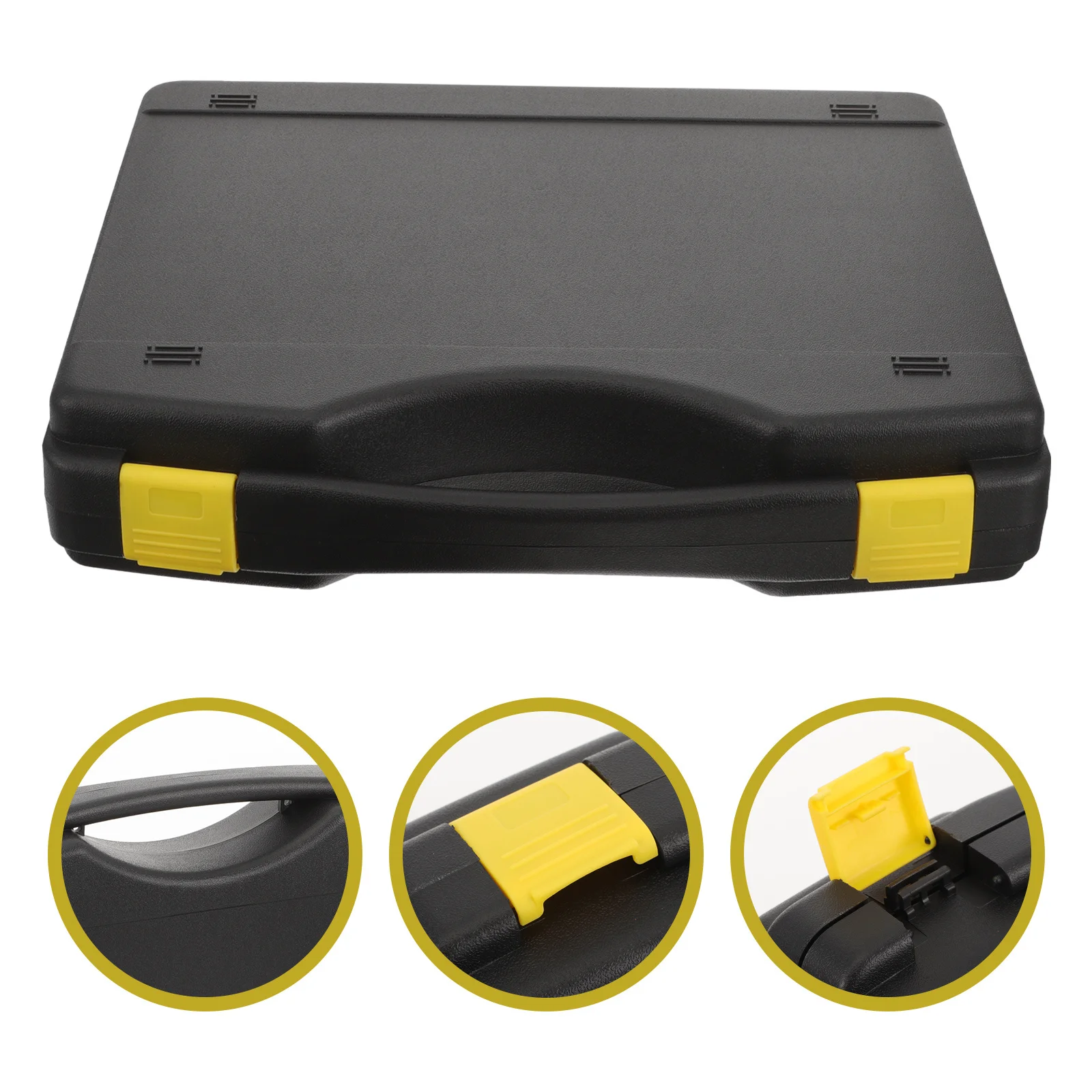 Kotak Perkakas Keras untuk Pengatur Perkakas, Kotak Penyimpanan Perkakas, Wadah Hitam