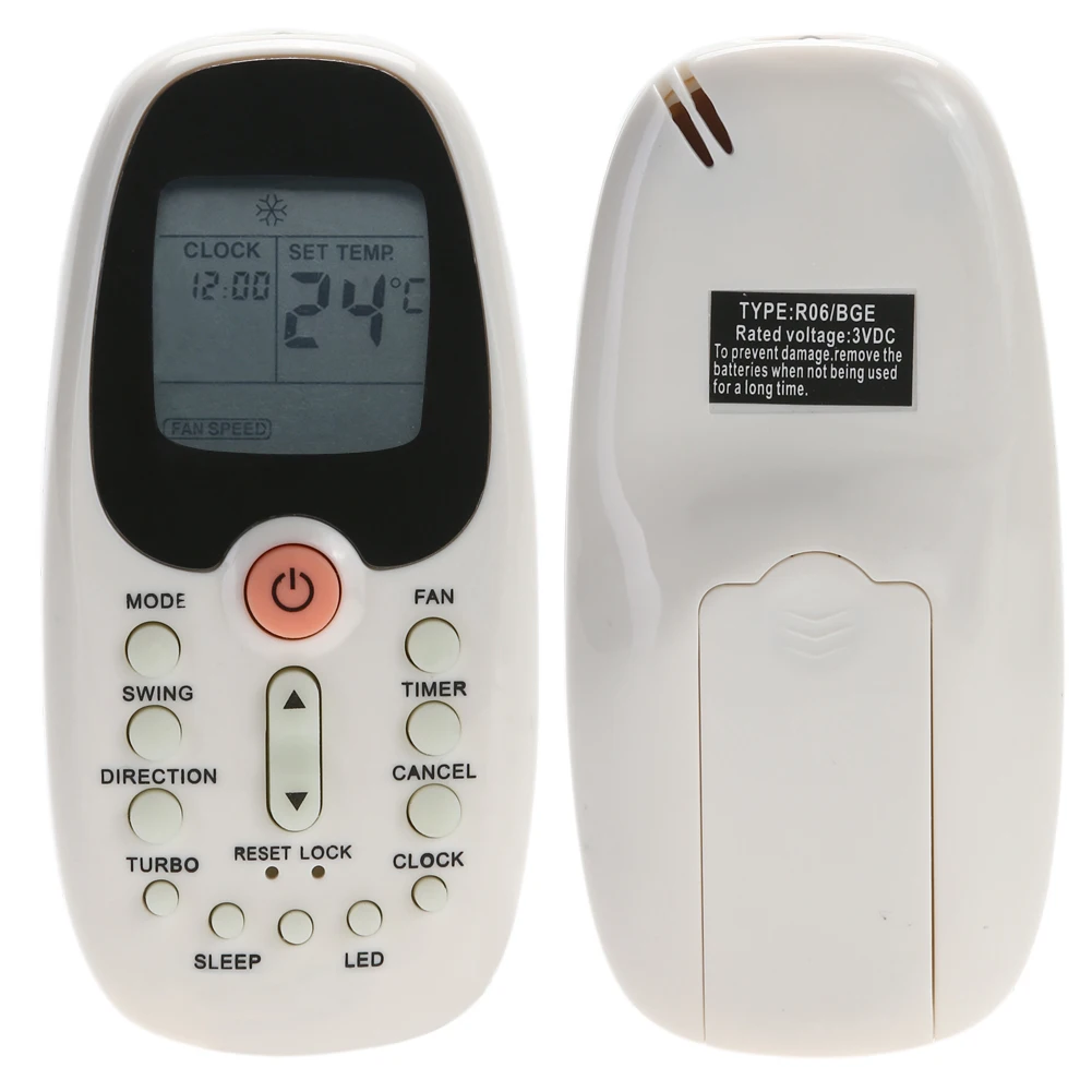 Air Conditioner Remote Control for Midea Komeco Comfee for MIDEA R06 / BGE R06 / BG Air-conditioner