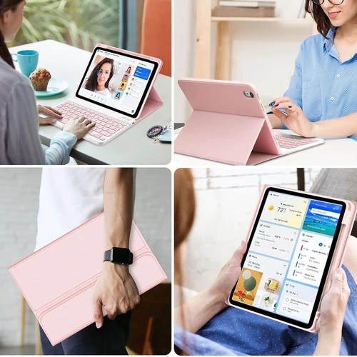 Imagen 2 del producto Funda para Redmi Pad 2 11 pulgadas 2025, funda con teclado Bluetooth para Xiaomi Redmi Pad 2 11 pulgadas, para Redmi Pad Smart Stand Cover