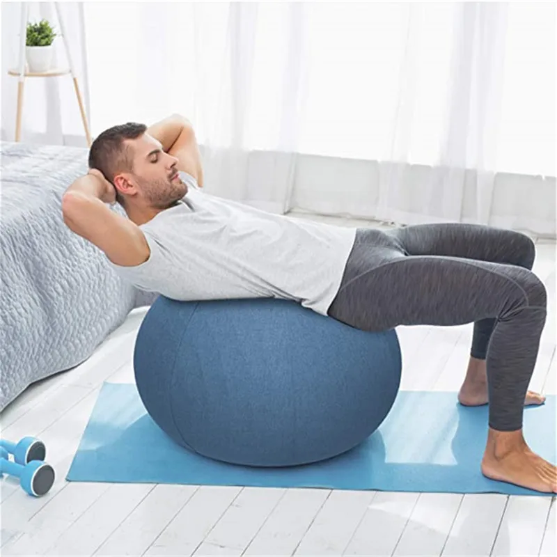 65cm Anti-Dust Cover for Yoga Ball Anti-Static Anti-slip Cotton Absorbs Sweat