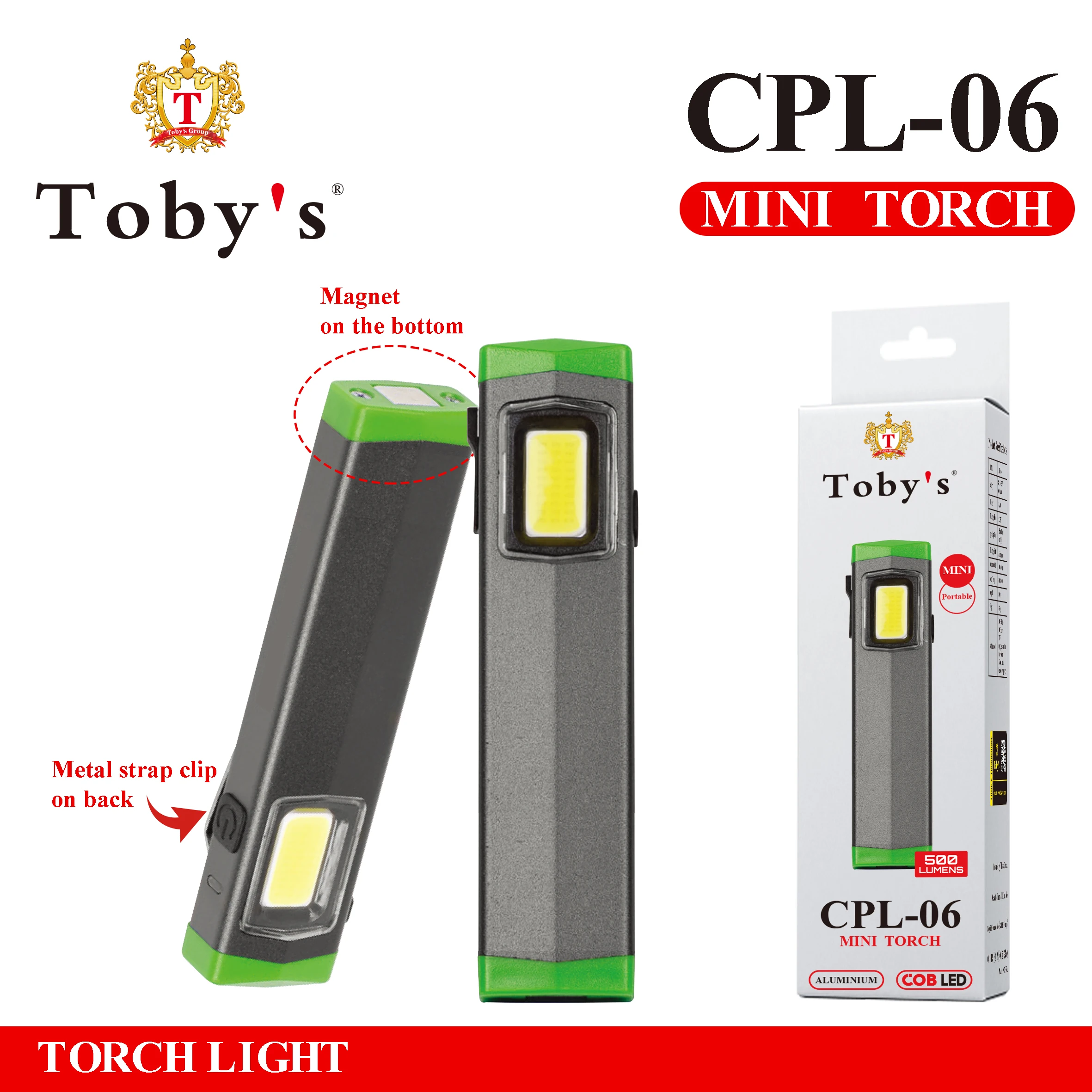 

Квадратная мини-вспышка TOBYS CPL 06 300LM