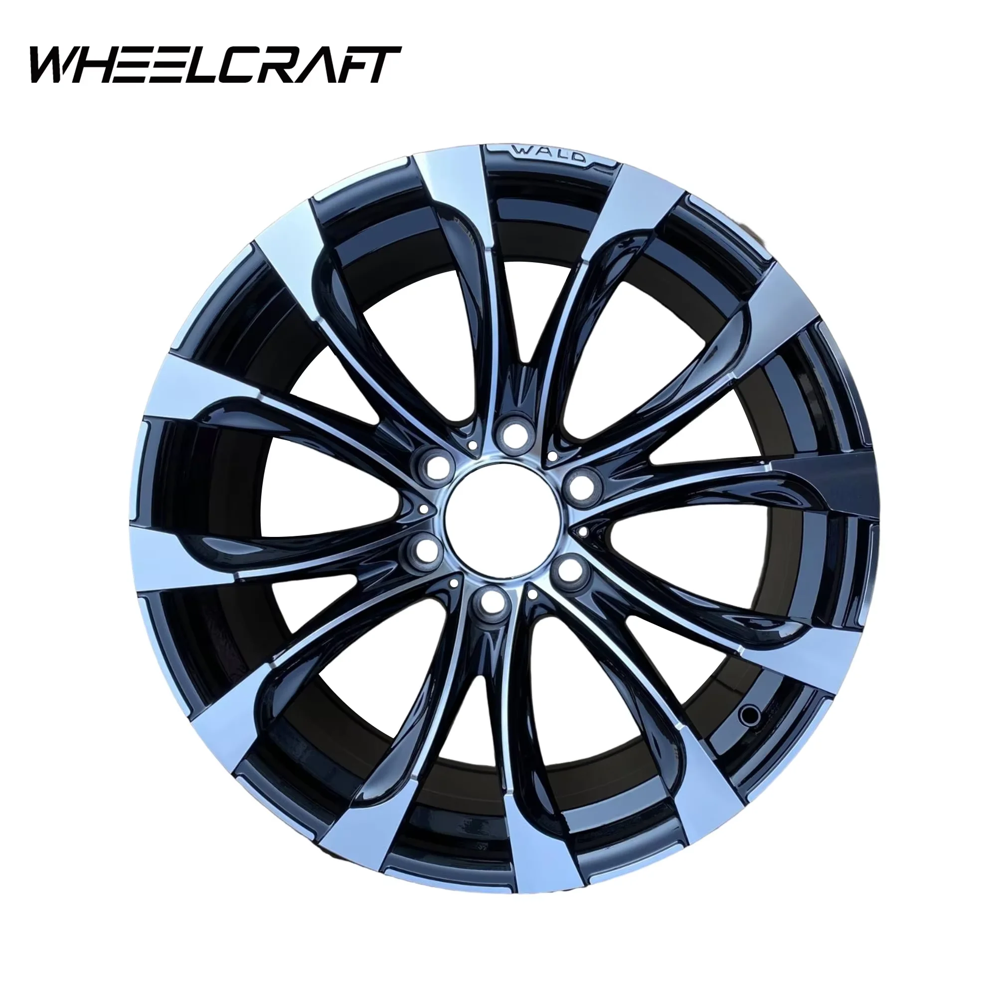 Hot-selling 20 Inch New Car Wheels Multi Spoke  Rim Aluminium Alloy Forged Spokes Design Wheel Rims