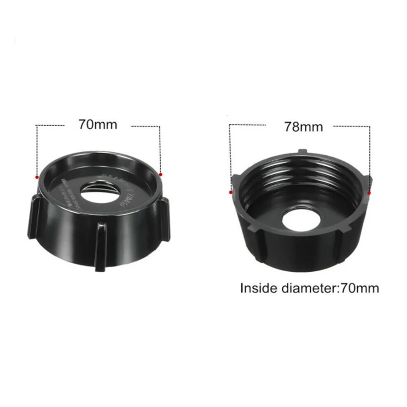 A61T Blender Jar Bottom Base Cap for Oster Blender Replacement Parts, 4902, Plastic, Durable, Compatible with 124461-000-000 &