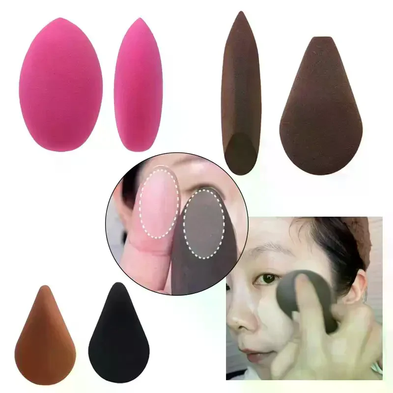 Detailed Makeup Sponge Face Blenders For Powder Cream Foundation Cosmetic Tools Shaped Contour Concealer Brightening