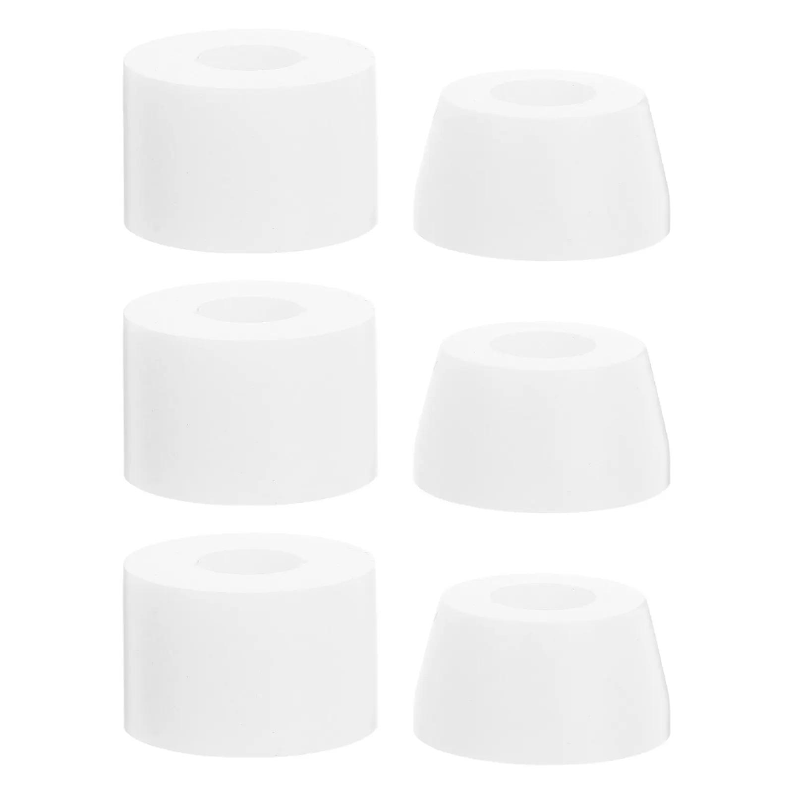 

6Pcs High-Elasticity PU Roller Skate Truck Cushions Shock Absorption Vibration Reduction Long-Lasting Wear Resistant for Indoor