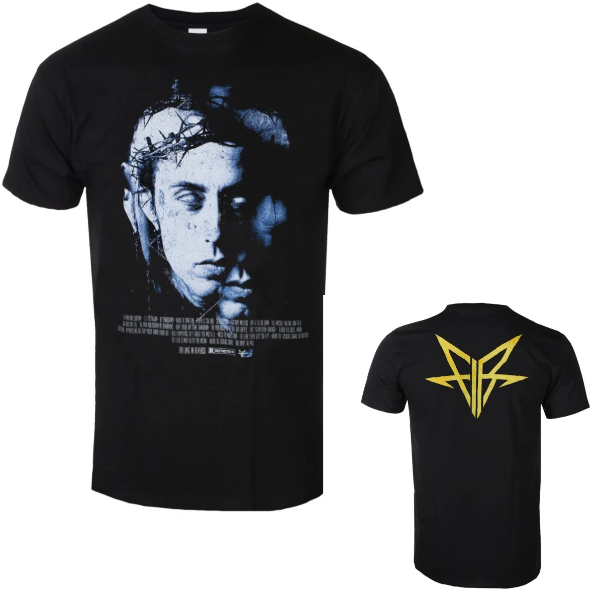 New Falling in Reverse Graphic Cotton T-shirt Unisex Summer Short Sleeve Fashion Brand Tee Luxury Casual Vintage Tees