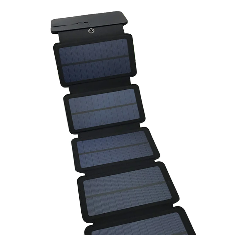 Sun Folding 9W Solar Cells Charger 5V USB Output Devices Portable Solar Panels for Smartphones Charging,5