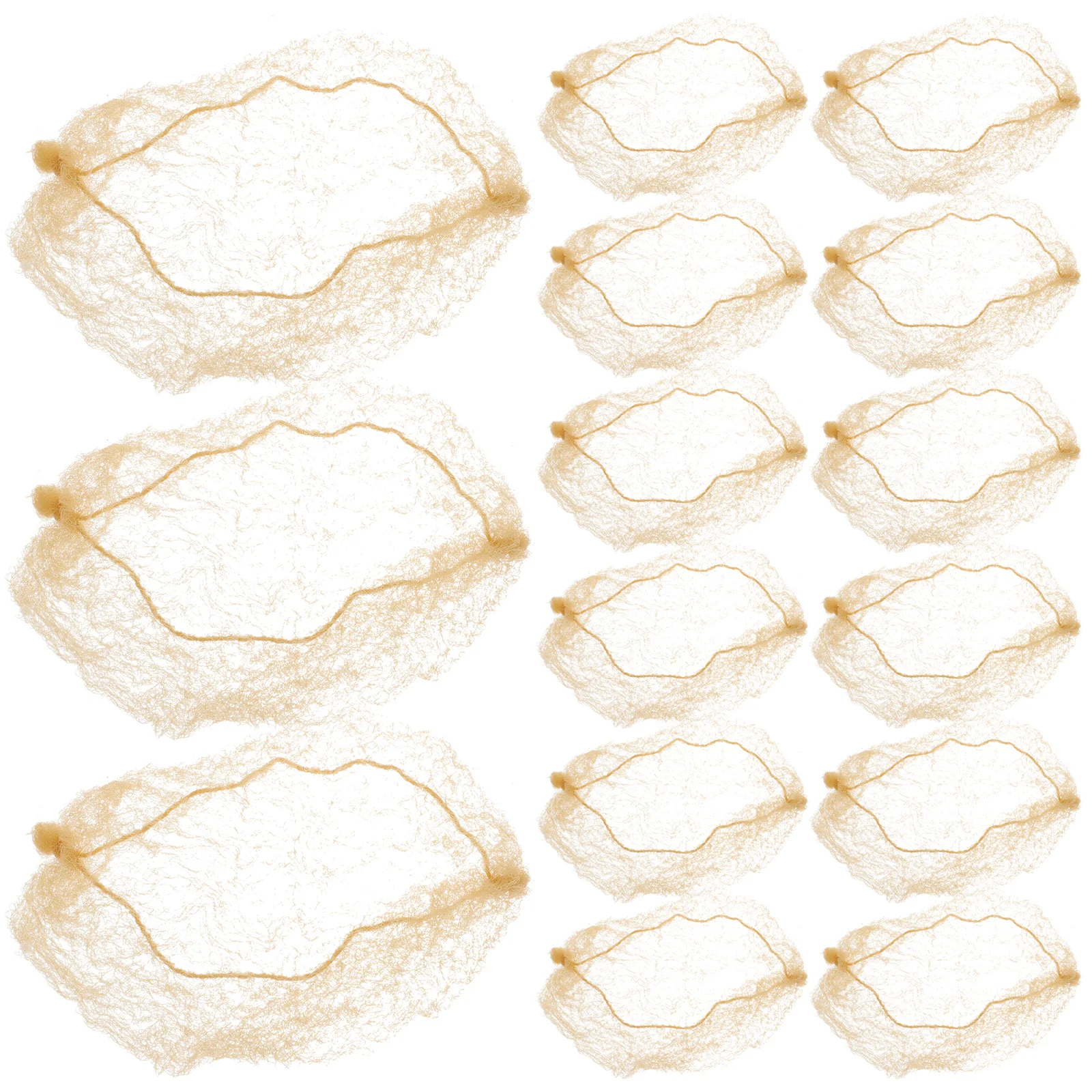 

50 Pcs Invisible Hairnet Bun Cover Nets for Women Food Service Workers Buns Colored High Elasticity