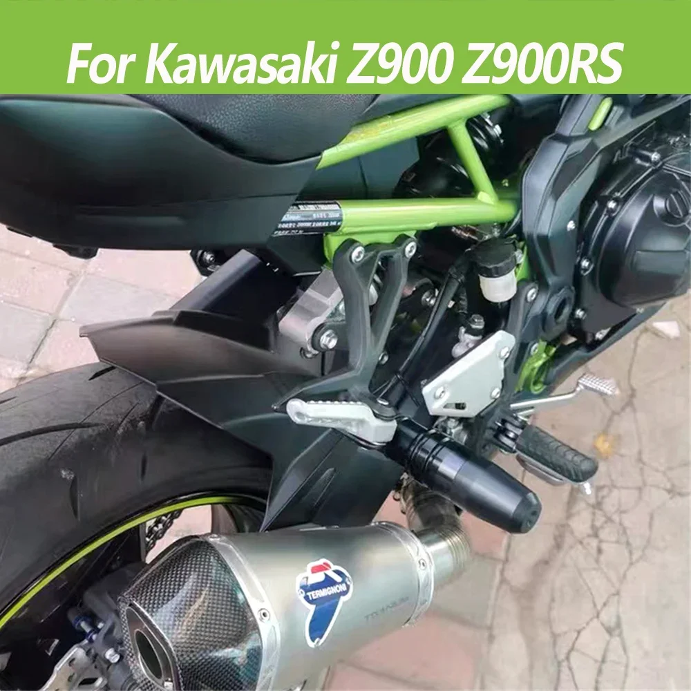 

For Kawasaki Z900 Z900RS modified exhaust pipe anti drop glue anti drop rod protective bar anti drop ball