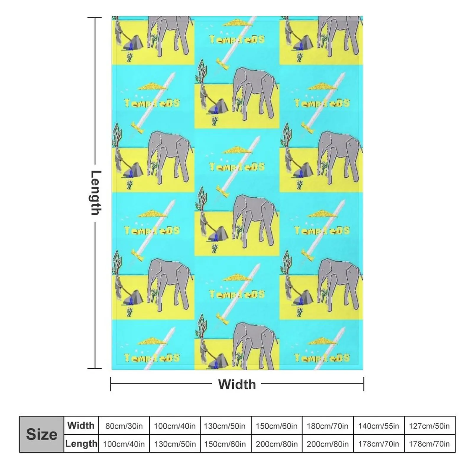 God_s Favorite Elephant ( Temple OS ) Throw Blanket Shaggy for babies blankets and throws Blankets