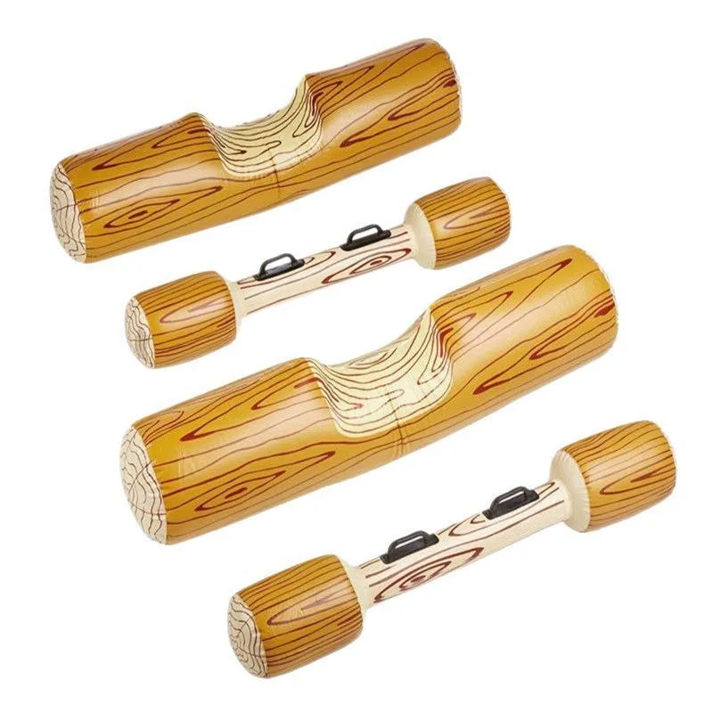 

New inflatable water pair touch wooden game stick adult floating row water toy