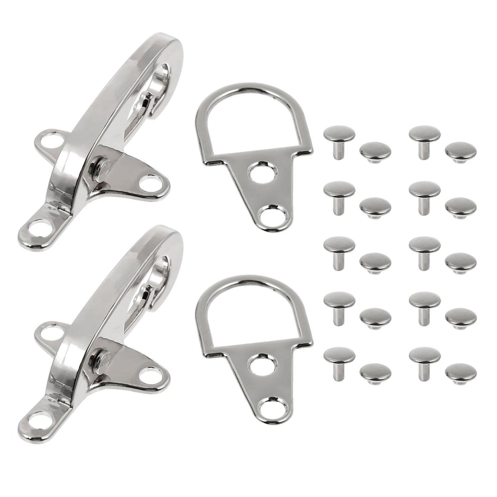 2Pairs Aircraft Buckle Waist Belt Buckles Multifunctional Durable Lightweight Decorative Buckles for Coats Jackets Down Jackets