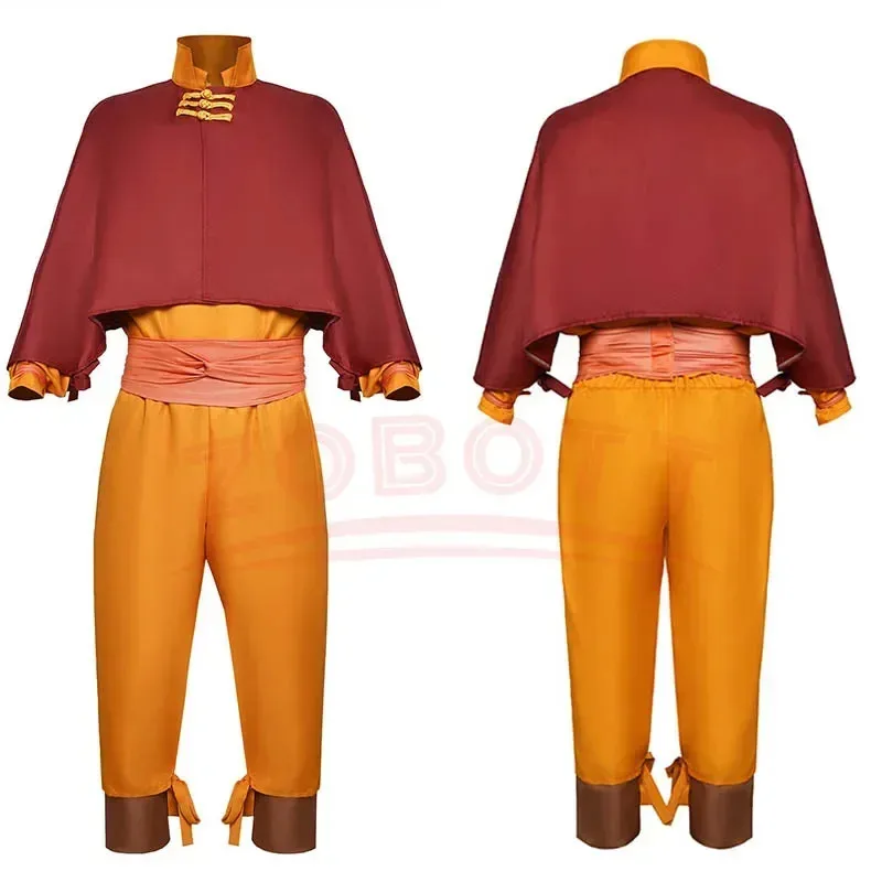 Aang Cosplay Costume 2024 Editio Avatar The Last Airbender Role Play for Halloween Anime Comic Con Avatar Outfits