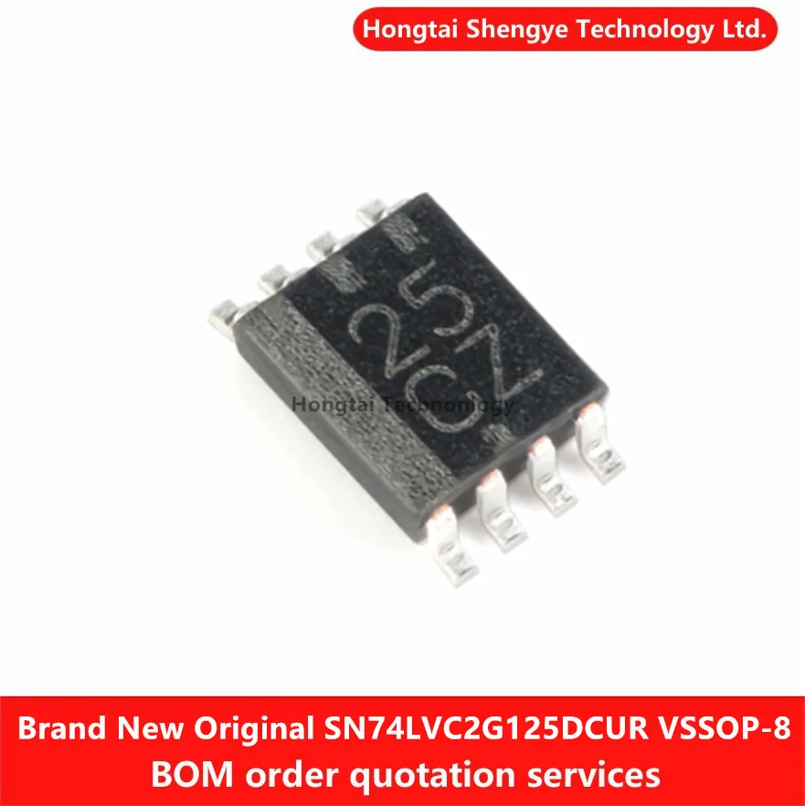 New Original SN74LVC2G125DCUR VSSOP-8 Tri-State Output Dual Bus Buffer Gate Chip