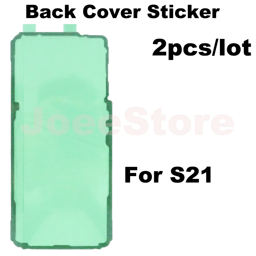 2pcs Back Battery Cover Sticker Adhesive For Samsung Galaxy S21 S22 S20 S10 S9 S8 Plus Ultra FE Back Door Waterproof Tape Glue