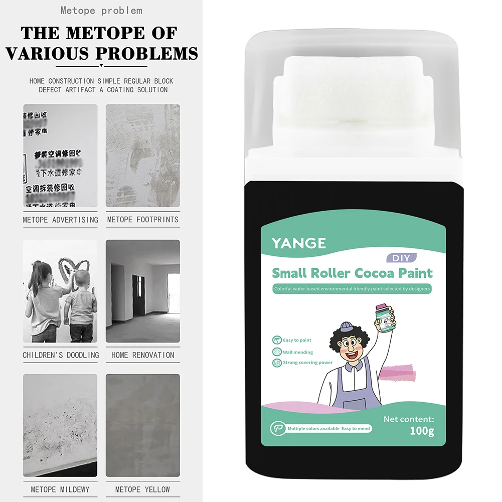White Paint For Wall Quick-Drying High Coverage Wall Mending Paint Paste For DIY Graffitis