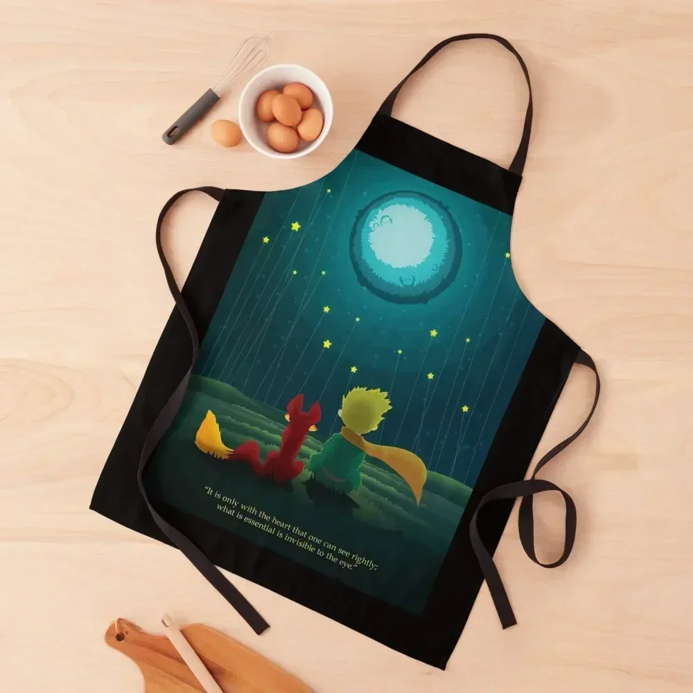 

The little Prince Apron christmas 2025 Cooking Customizable Cute Kitchen Apron