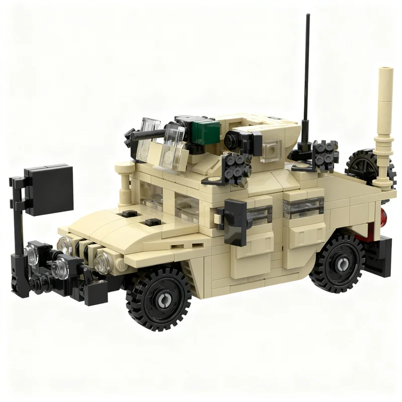 

NEW 435PCS MOC Creative Model M1114 Up Armored Ha Heavy Custom Building Blocks Architecture DIY Assembly Display Gift Blocks Set