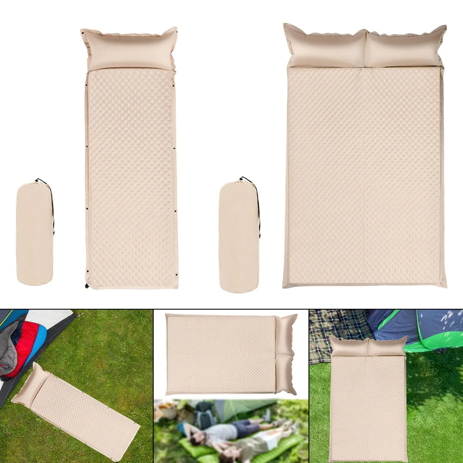 Inflatable Air Mattress with Built in Pump for Outdoor Camping - view 6