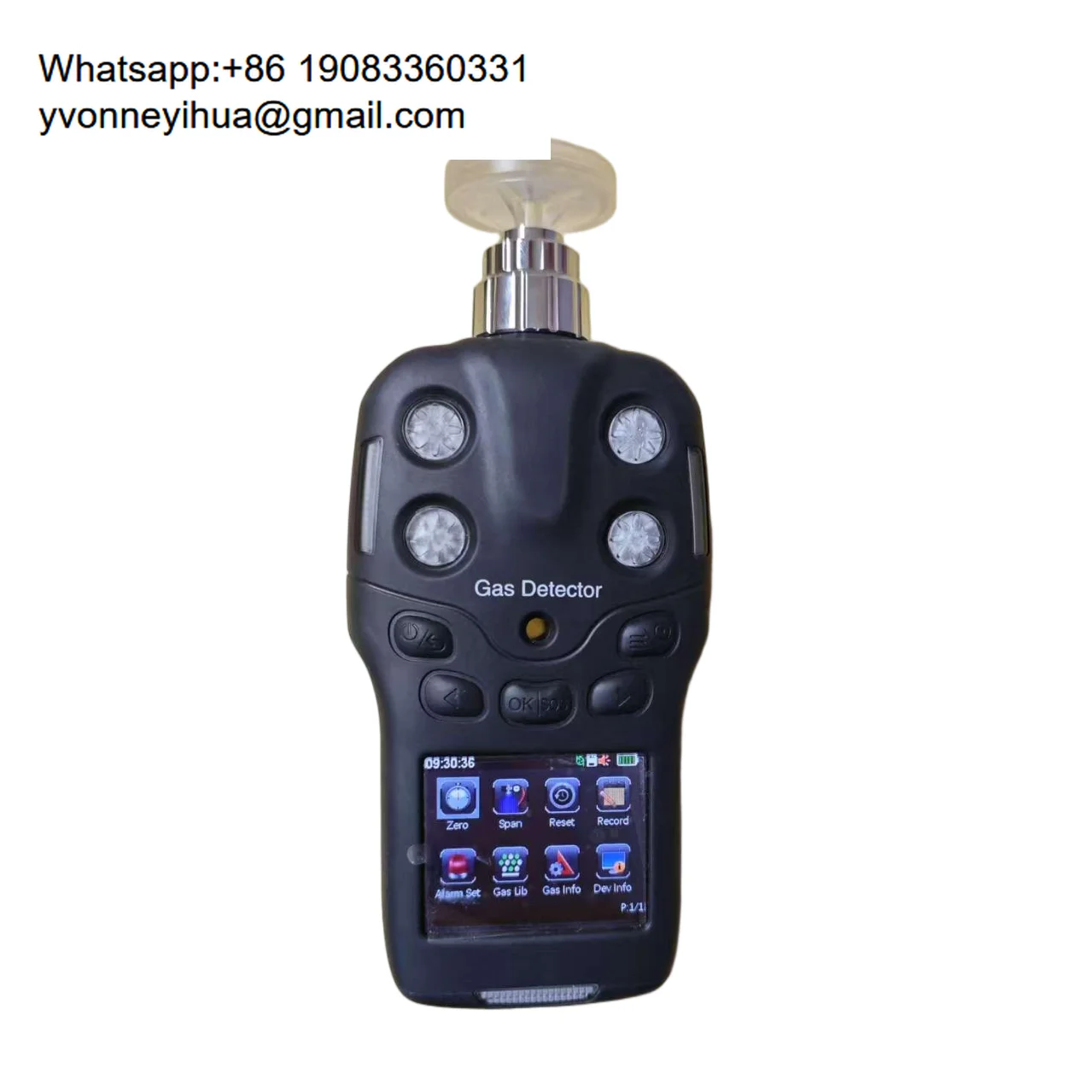 

4 In 1 Gas Detector Portable Multi-Gas Alarm With LCD Display