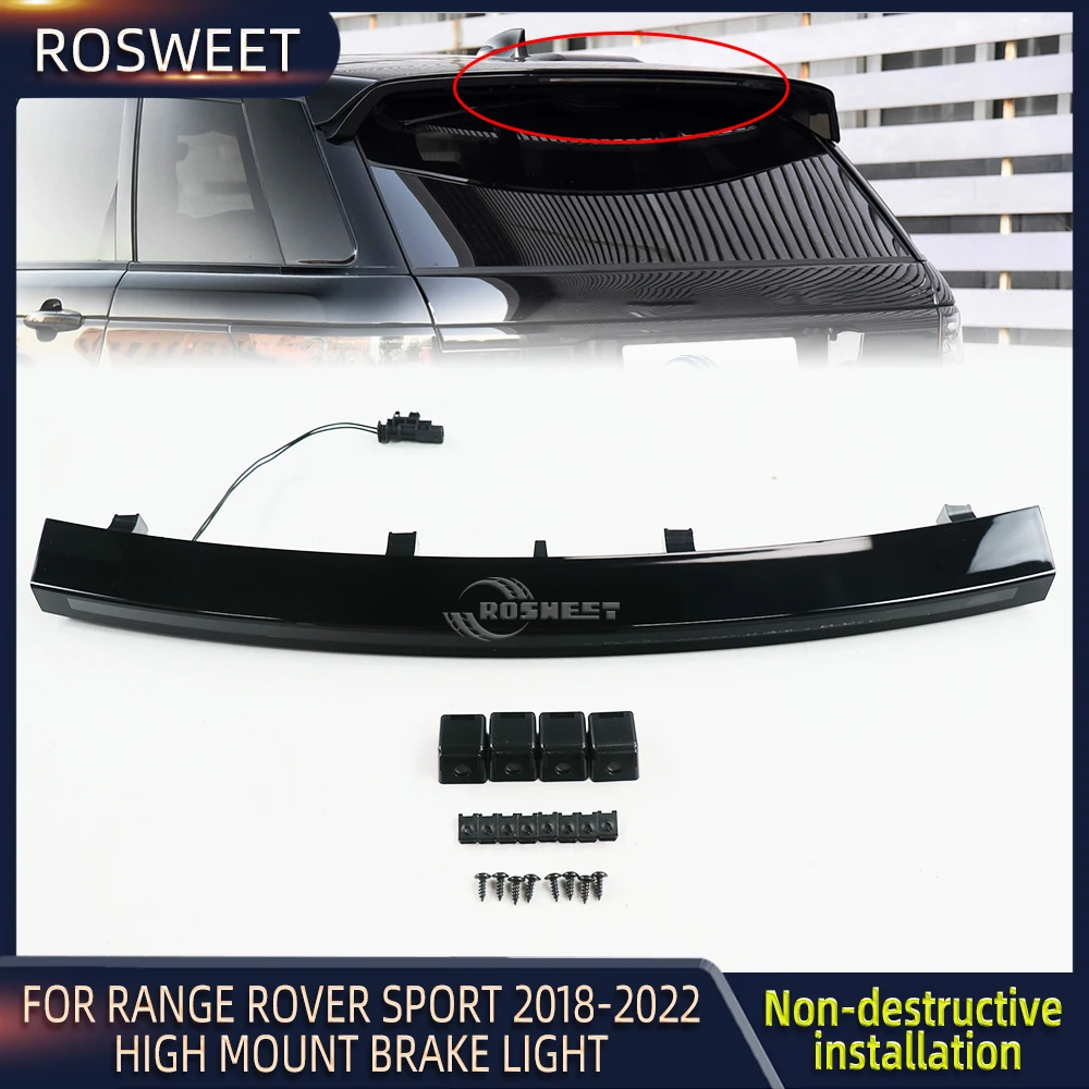 High Mounted 3rd Brake Stop LED Light For Range Rover Sport 2018 2019 2020 2021 2022 Rear Tail Lamp Car Accessories LR085686