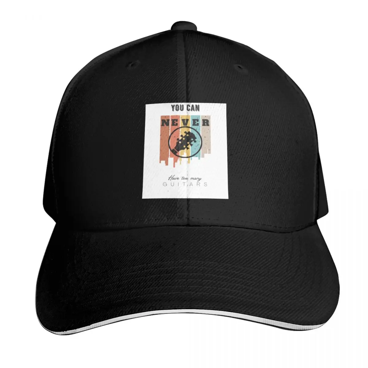 you can never have too many guitars Baseball Cap Streetwear Sunhat Trucker Cap Vintage Hats Man Women's