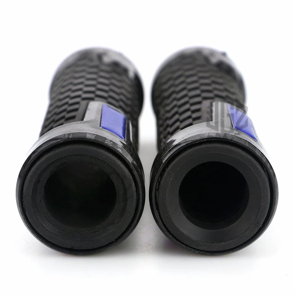 Pair Motorcycle Rubber Carbon Plastic Hand Grips Handgrips Handlebar Grips Accessories for Yamaha YZF R1 R3 R15 R25 R125 R6 R15M