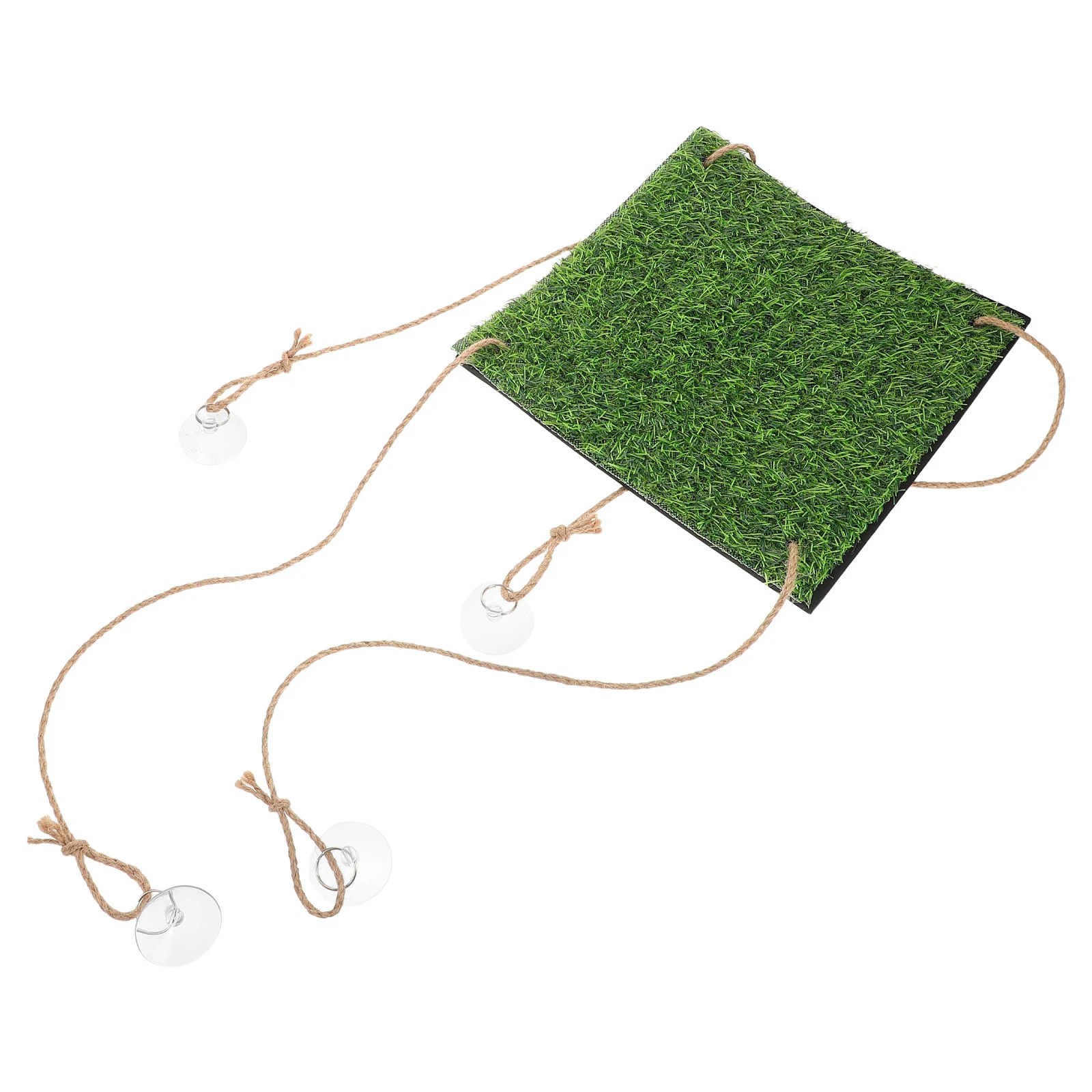 

1pcs Hammock Lizard Bed Artificial Grass Parrot Swing Cockatiel Toys Small Bird Accessories Gecko Climbing Reptile Play Basking