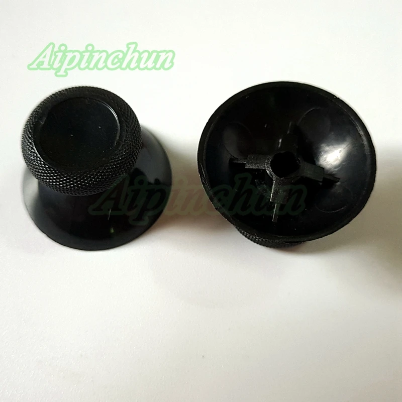 Aipinchun 4Pcs Black 3D Analog Joystick Cap Replacement For Microsoft Xbox One Controller Thumbsticks Xboxone Repair Parts