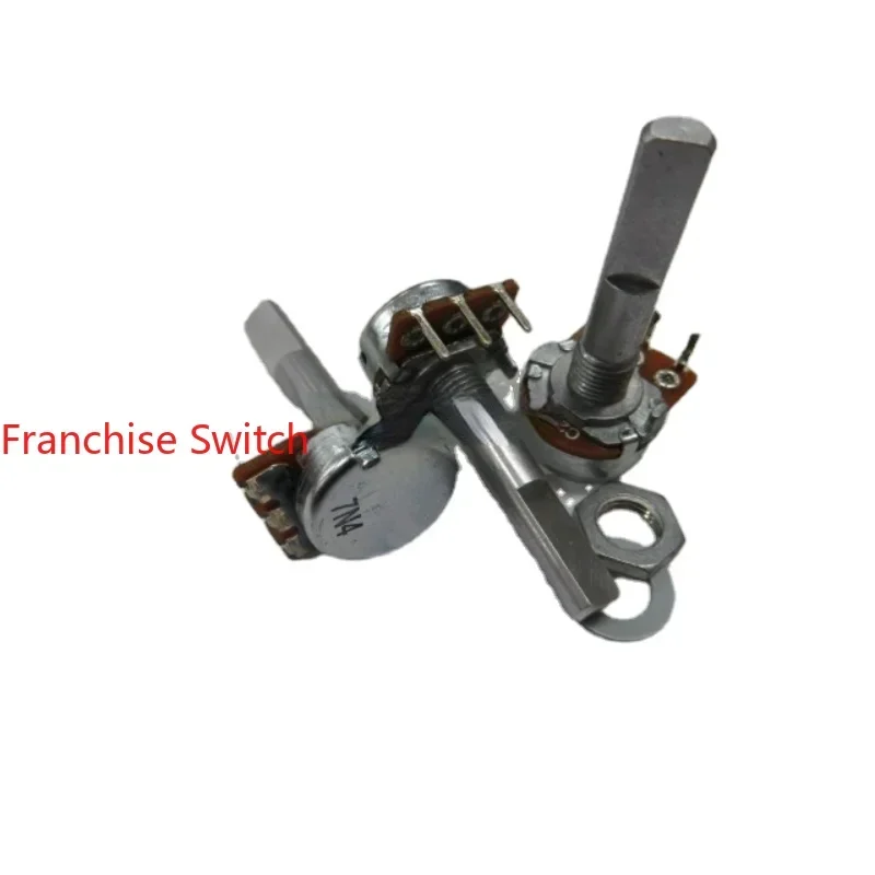 

10PCS Imported 16 Type Internal Curved Foot Single Potentiometer C5KC10KC25K-30MMF Half Shaft