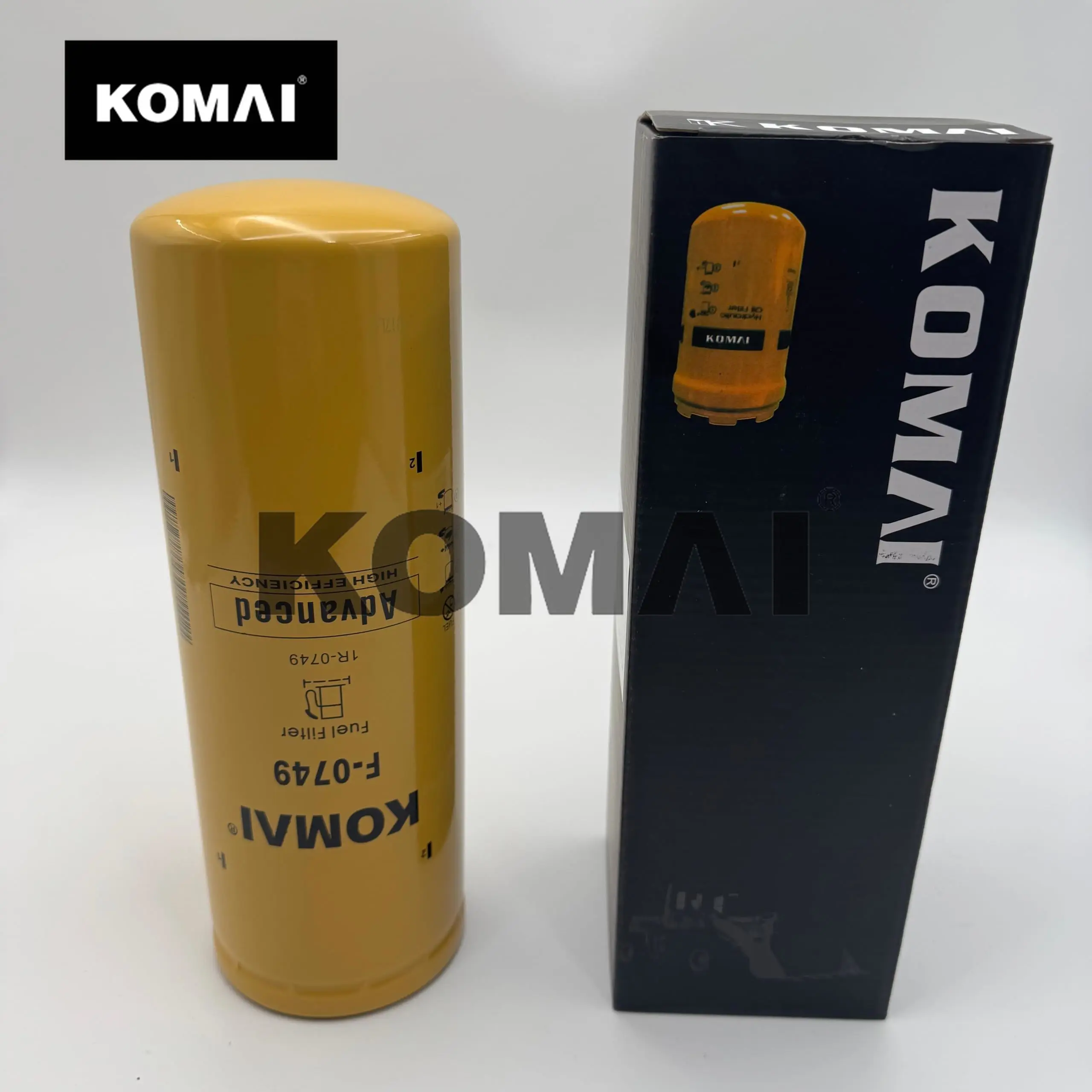 

KOMAI Fuel Filter For Caterpillar 1R0749 1R-0749, Advanced High Efficiency, 10.43 x 3.66 Inches