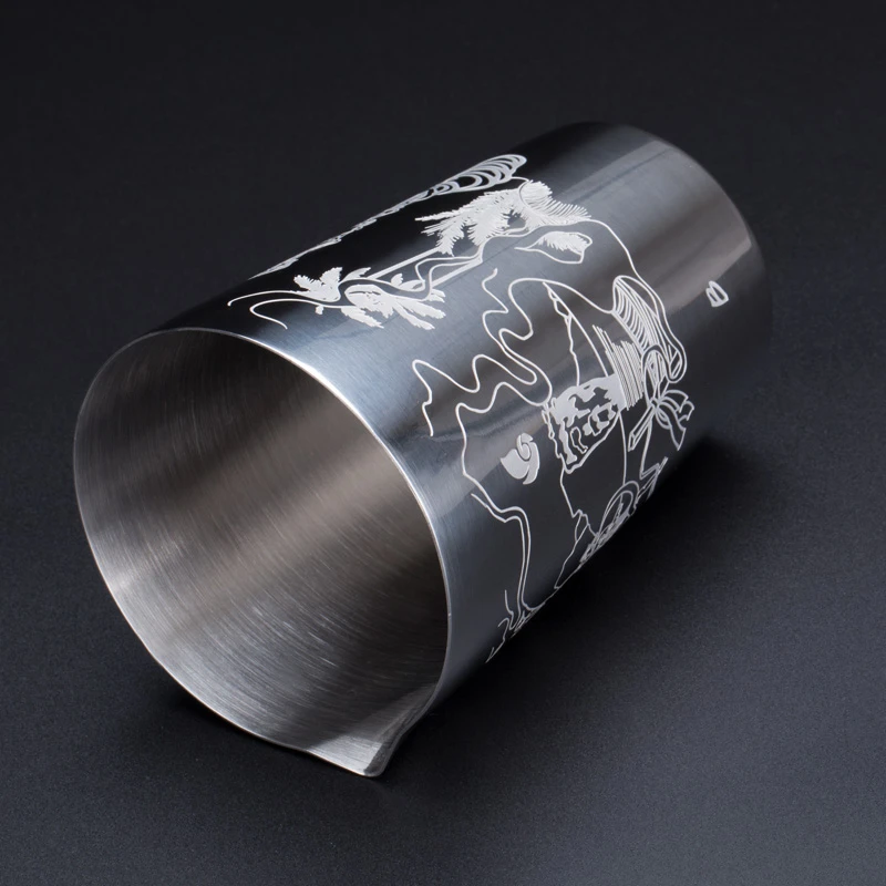 500 مللي كوكتيل خلط الزجاج نمط جديد الفولاذ المقاوم للصدأ النعناع Julep موسكو البغل القدح كوب البيرة فنجان القهوة المياه الزجاج درينكوير