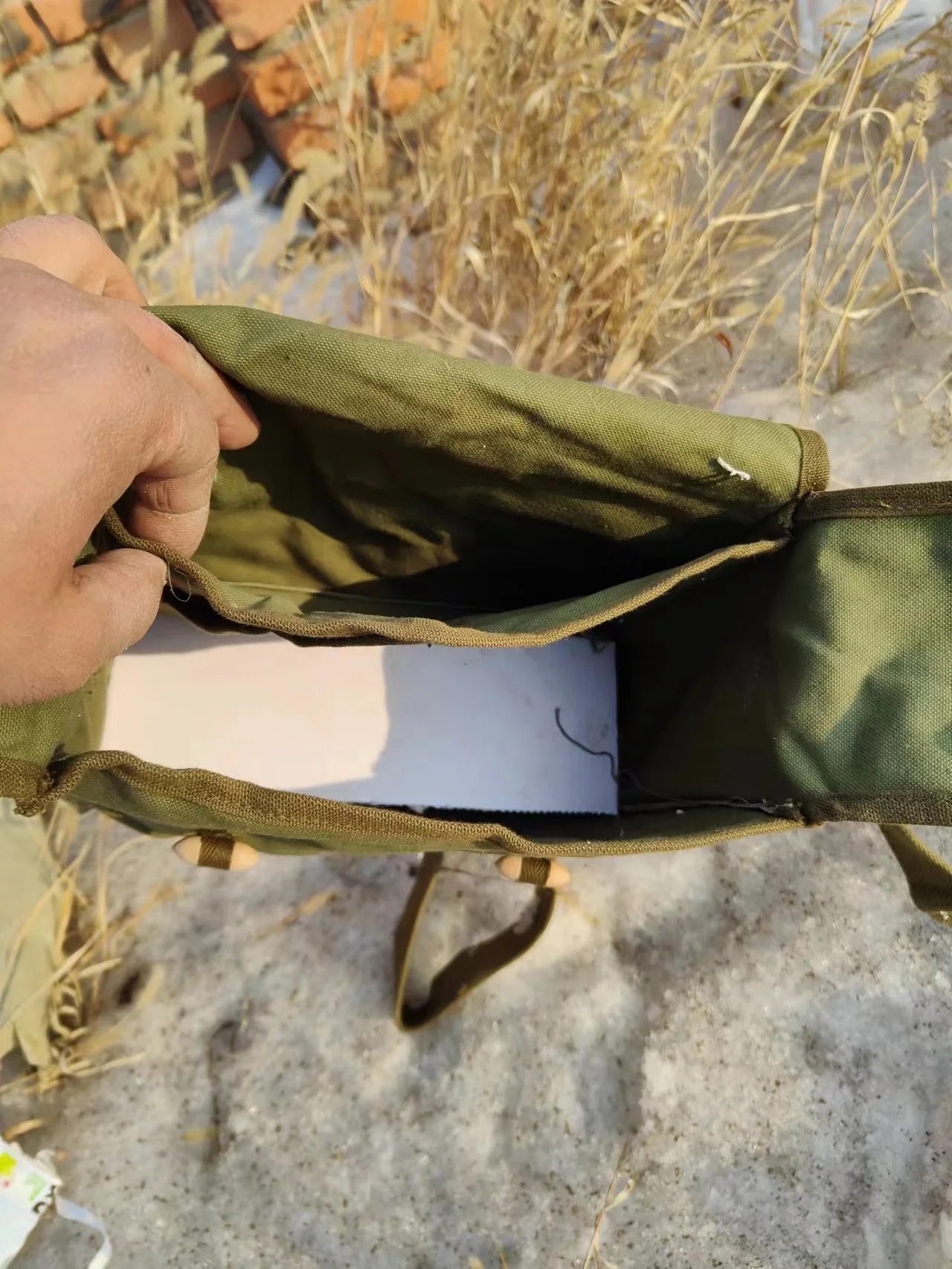 حقيبة كتف أصلية فائضة أصلية 1966s من نوع الجيش الصيني حقيبة كتف #2