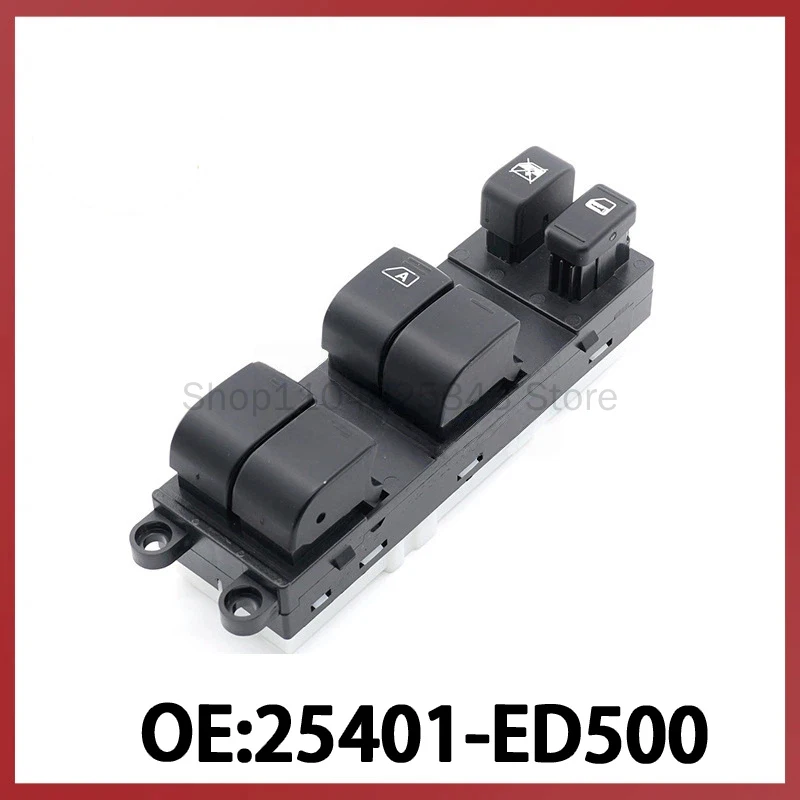 

For Nissan Left Front Glass Regulator Control Switch Power Window Button 25401-ED500