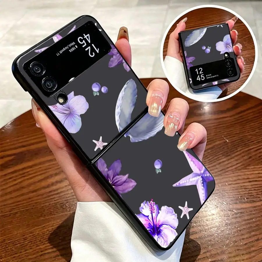 Case for Samsung Galaxy Z Flip 8 Flip6 Flip3 Flip4 Z Flip 7 6 5 4 3 Flip7 FE Z Fold 8 7 6 5 4 3 Flip5 Back Phone Cover Funda