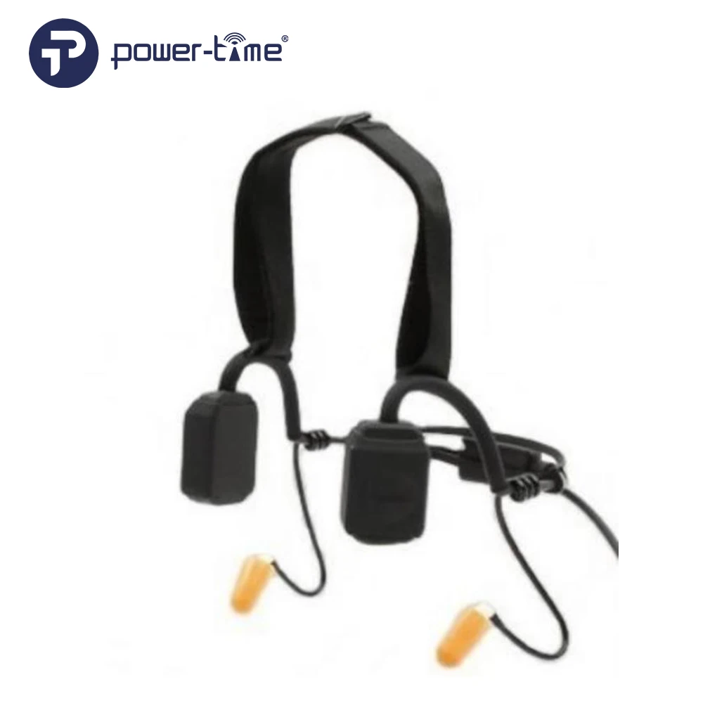Tactical Bone Conduction Anti Explosion IP68 Waterproof Wired Fire Fighting Communication Headphone for Two-Way Radios All