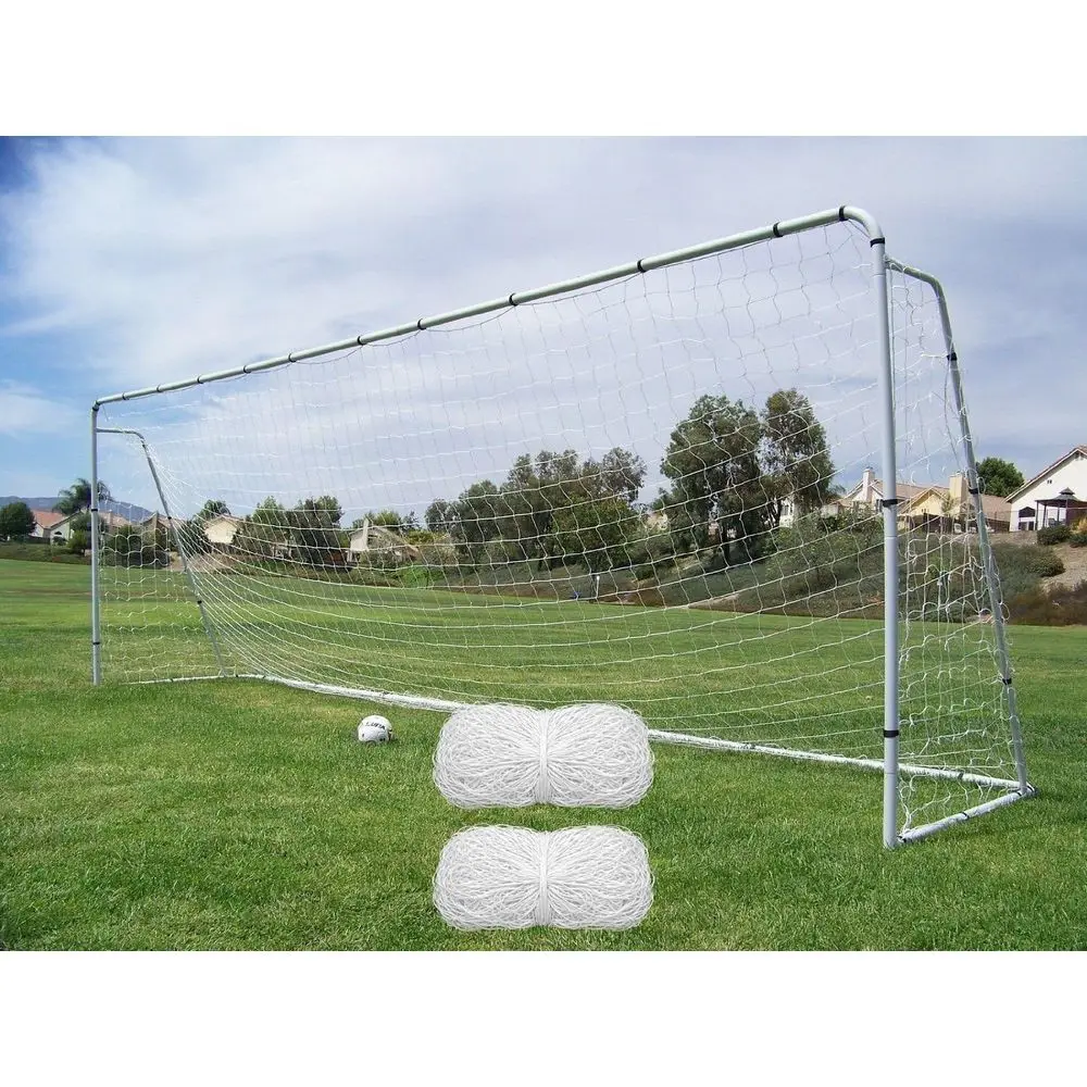 

Portable 24x8ft Steel Soccer Goal with Net - Tournament & Training Use