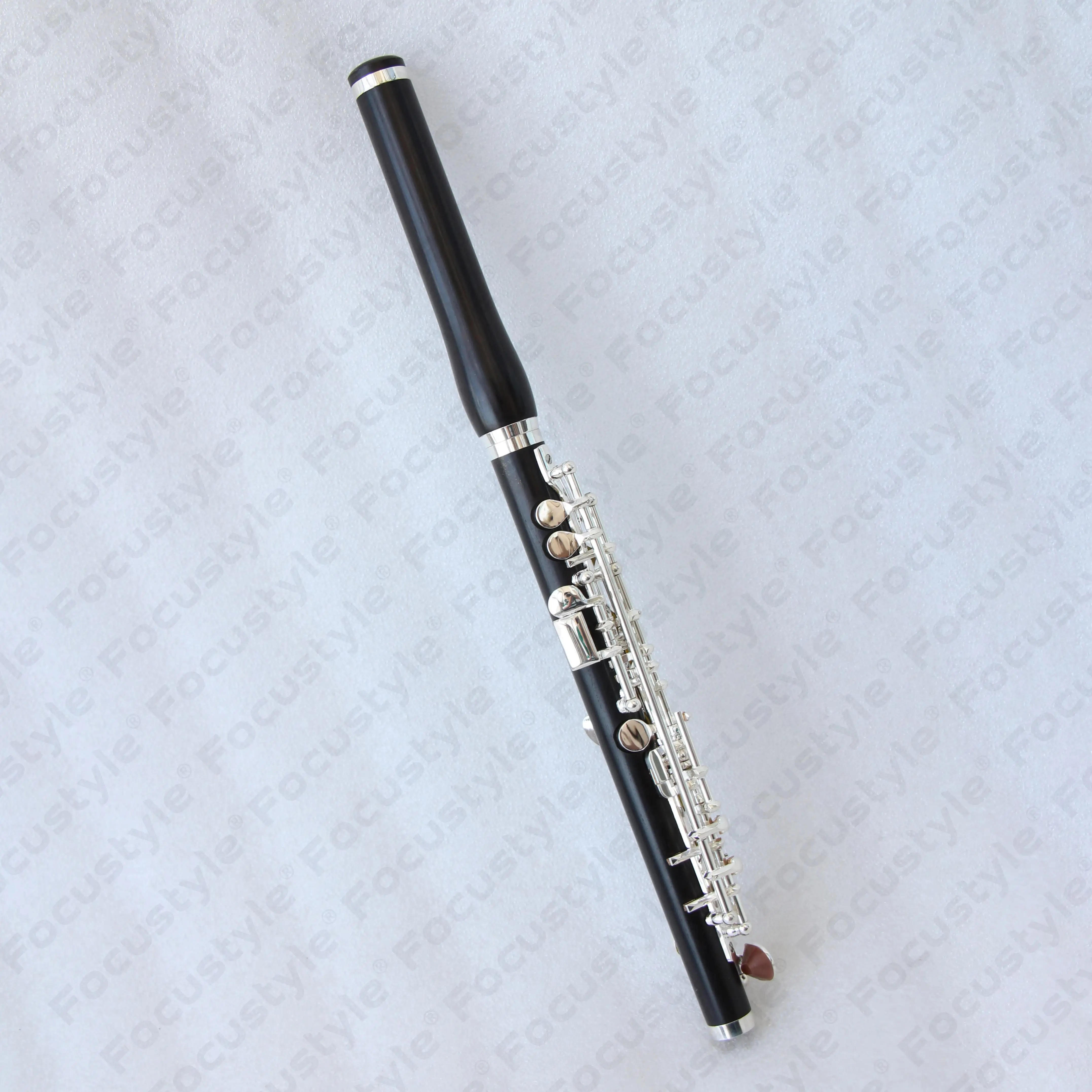 FPC-300S Professional Ebony Piccolo High End Silver Plate Finish C Tone Performance Instrument Piccolo With Wooden Case