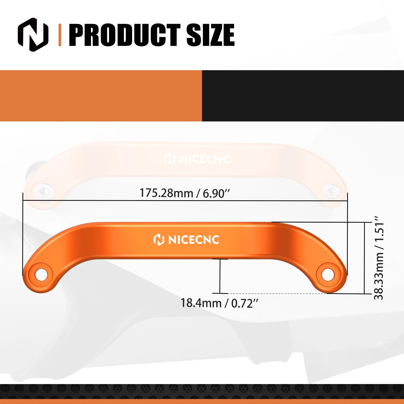 NICECNC For 2024 KTM EXC 300 EXCF 450 350 SX 125 SXF 450 Husqvarna TE 300 TE 250 GasGas EC 300 Motorcycle Rear Lift Grab Handle - Image 2