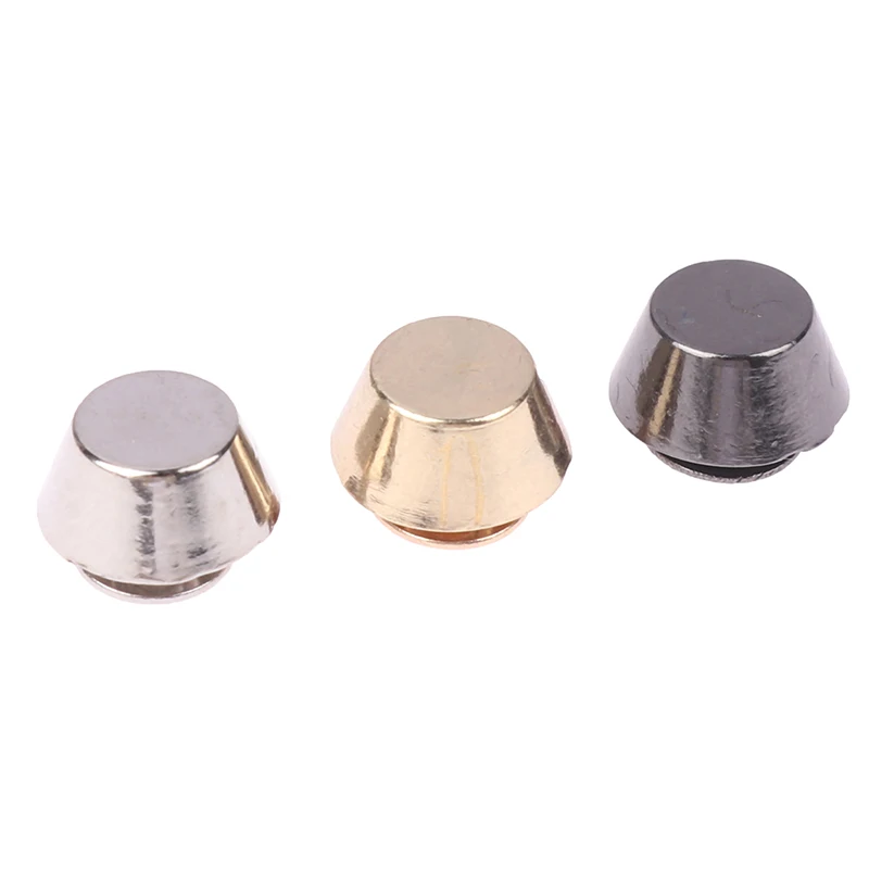 10sets Metal Bag Legs Bottom Rivets For DIY Leather Studs Bag Wear Protection Rivets For Bag Bottom Bag Belt Accessories