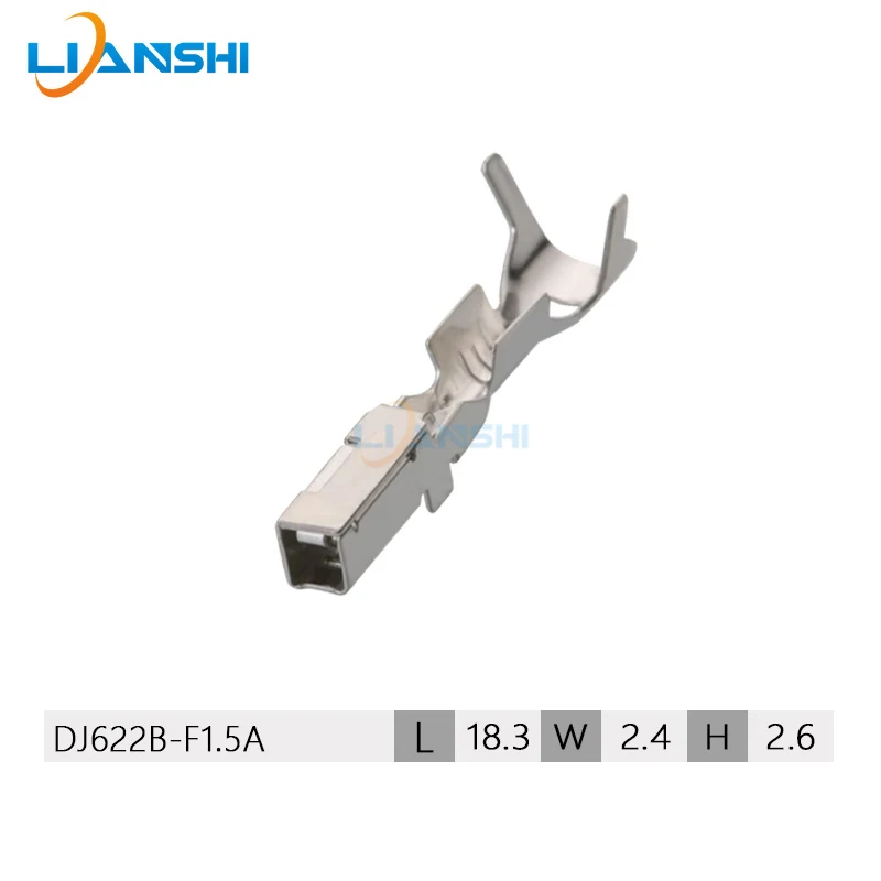 100pcs for Kia Hyundai headlight harness plug 1.5 spring terminal DJ622B-F1.5A