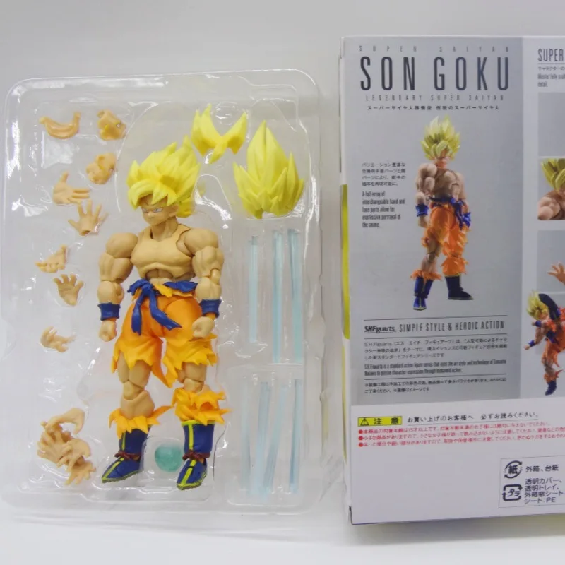 In Stock Anime Dragon Ball Z SHF Son Goku Legendary SH Figuarts Super Saiyan Action Figure Model Toy Gift Collection Figurine