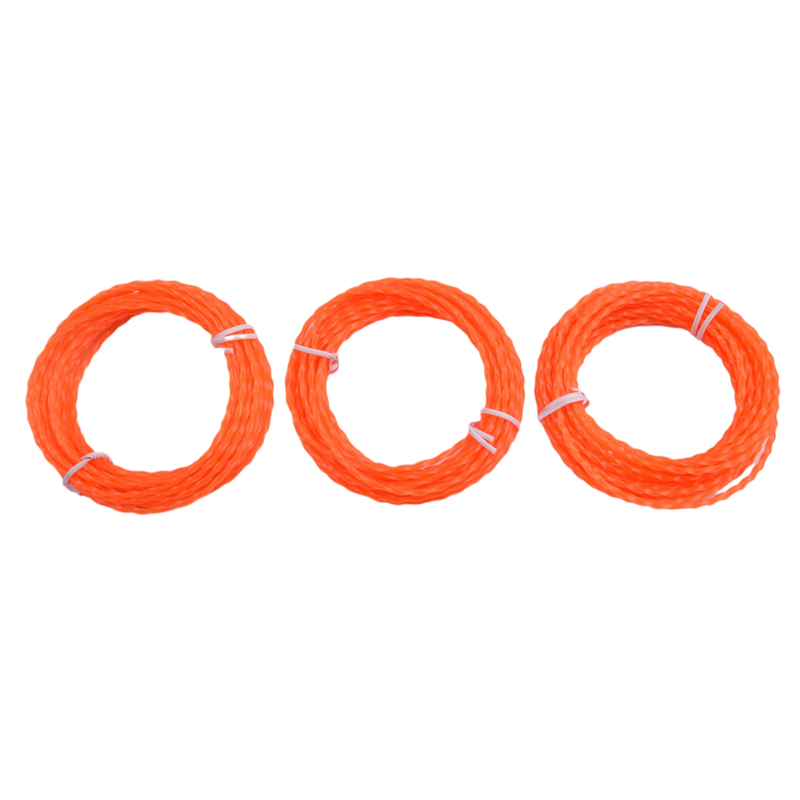 Trimmer Twisted Line Accessories 14FT / 4.27M 2.4mm Diameter Multi-Head String Orange Replacement High Quality
