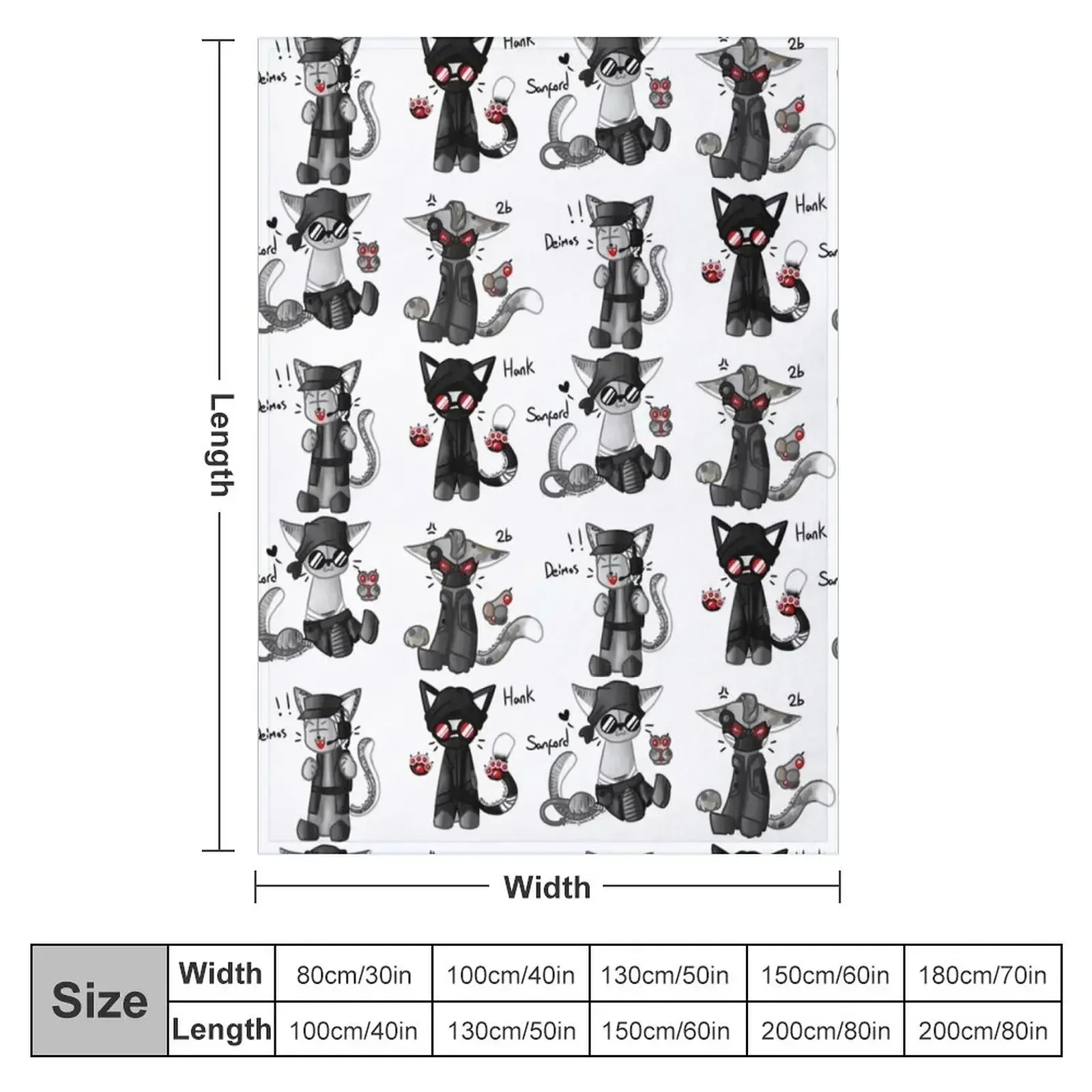 Madness Combat Cats Throw Blanket halloween blankets ands Tourist Thermal Blankets