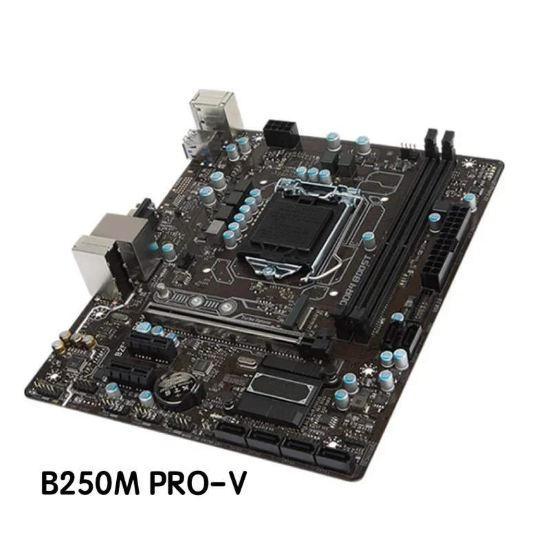 For MSI B250M PRO-V Motherboard B250M LGA 1151 DDR4 Mainboard 100% Tested OK Fully Work Free Shipping