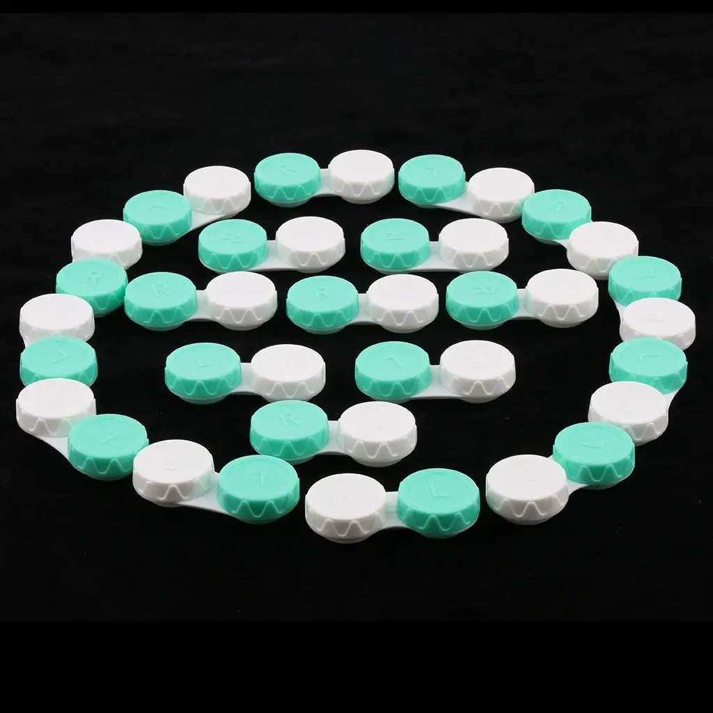 20 قطعة من حاويات العدسات اللاصقة عالية الجودة حاوية تخزين خزان Linse #6