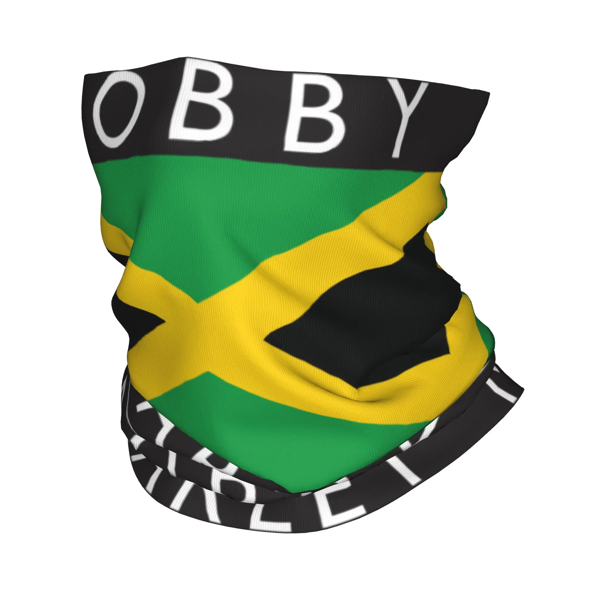 Jamaica Singer Reggae Rock Bob Marley Neck Gaiter Men Women Windproof Winter  Bandana Scarf for Hiking